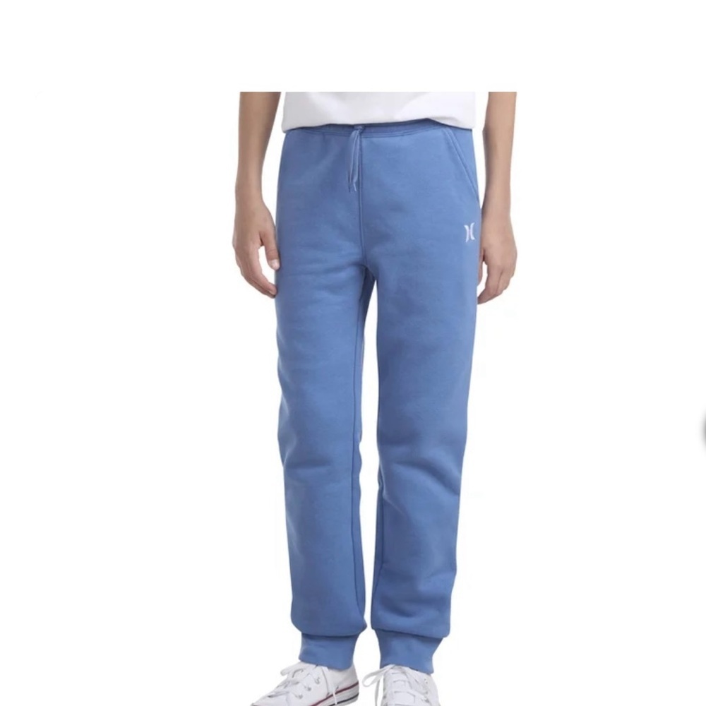 "Hurley Youth Fleece Jogger" XL 18/20 Elastic Band with Pockets Blue- With Tag